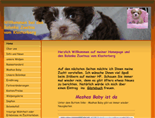 Tablet Screenshot of bolonka-zwetna-vom-klosterberg.de